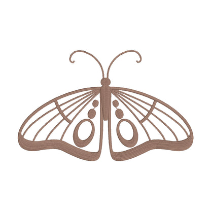 12 Motifs de broderie machine : Papillons