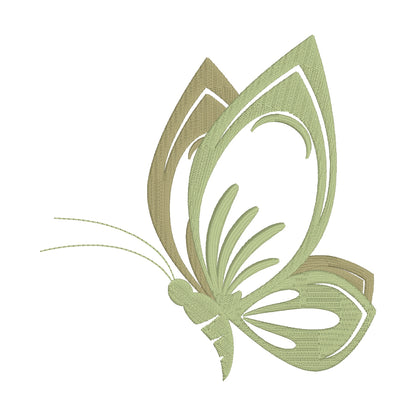 12 Motifs de broderie machine : Papillons