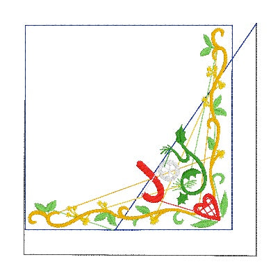 11 motifs de broderie machine : Bordures de Noël