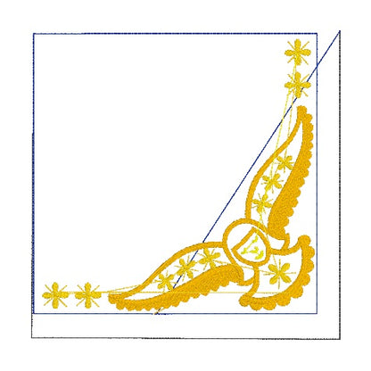 11 motifs de broderie machine : Bordures de Noël