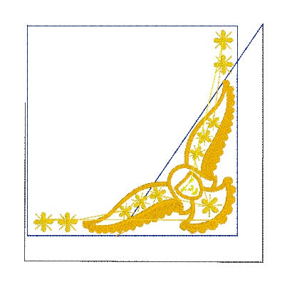 11 motifs de broderie machine : Bordures de Noël