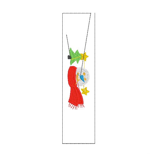 11 motifs de broderie machine : Bordures de Noël