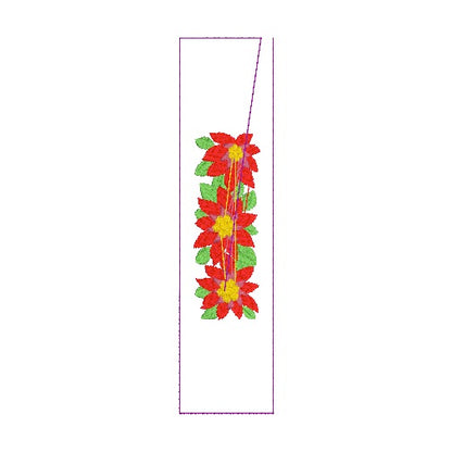 11 motifs de broderie machine : Bordures de Noël