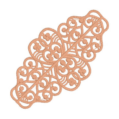 11 motifs en dentelle FSL : Anneaux serviettes