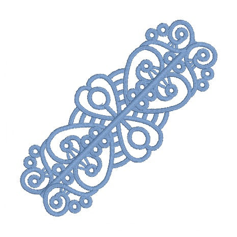 11 motifs en dentelle FSL : Anneaux serviettes