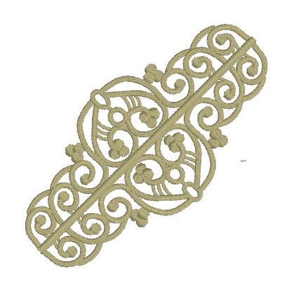 11 motifs en dentelle FSL : Anneaux serviettes