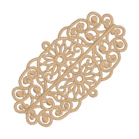 11 motifs en dentelle FSL : Anneaux serviettes