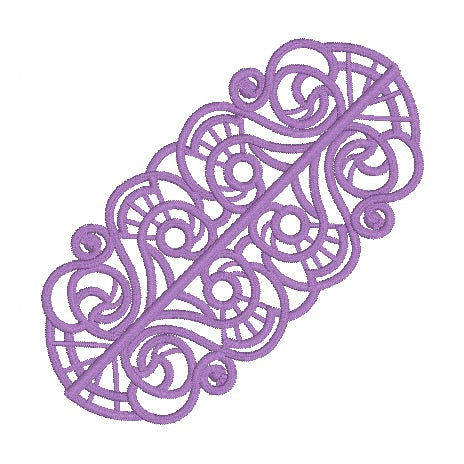 11 motifs en dentelle FSL : Anneaux serviettes