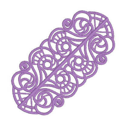 11 motifs en dentelle FSL : Anneaux serviettes