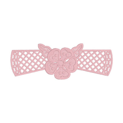 11 motifs en dentelle FSL : Anneaux serviettes