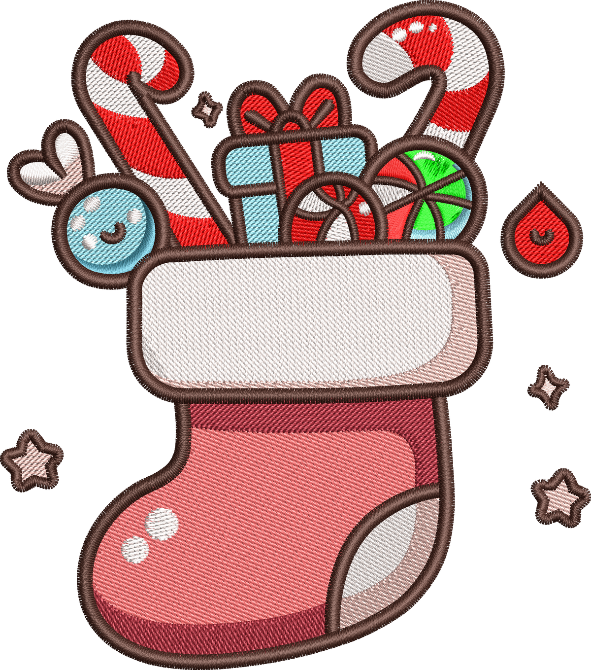 15 motifs de broderie machine : Décors de Noël
