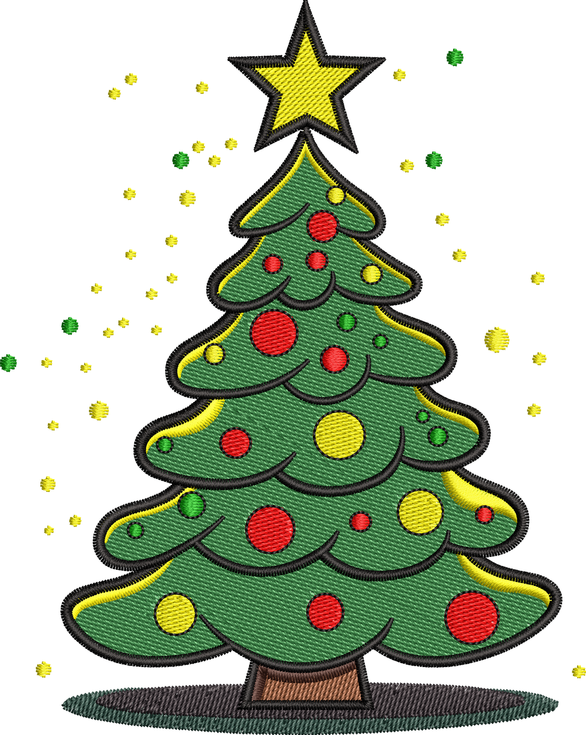 15 motifs de broderie machine : Décors de Noël