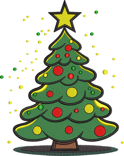 15 motifs de broderie machine : Décors de Noël