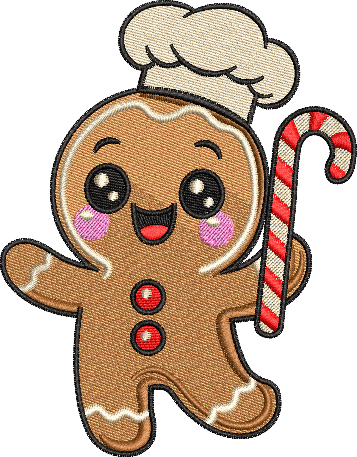 14 motifs de broderie machine : Biscuits au gingembre