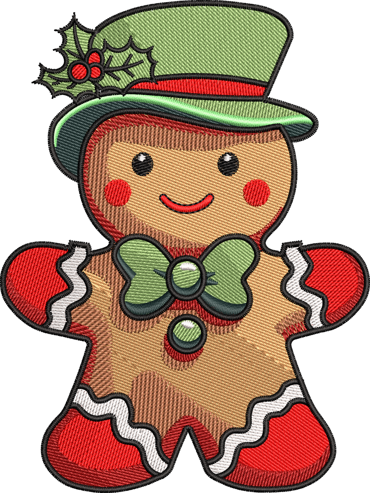 14 motifs de broderie machine : Biscuits au gingembre