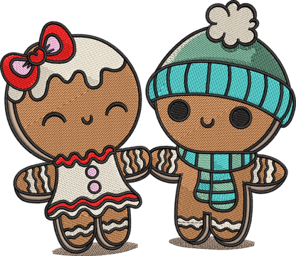 14 motifs de broderie machine : Biscuits au gingembre