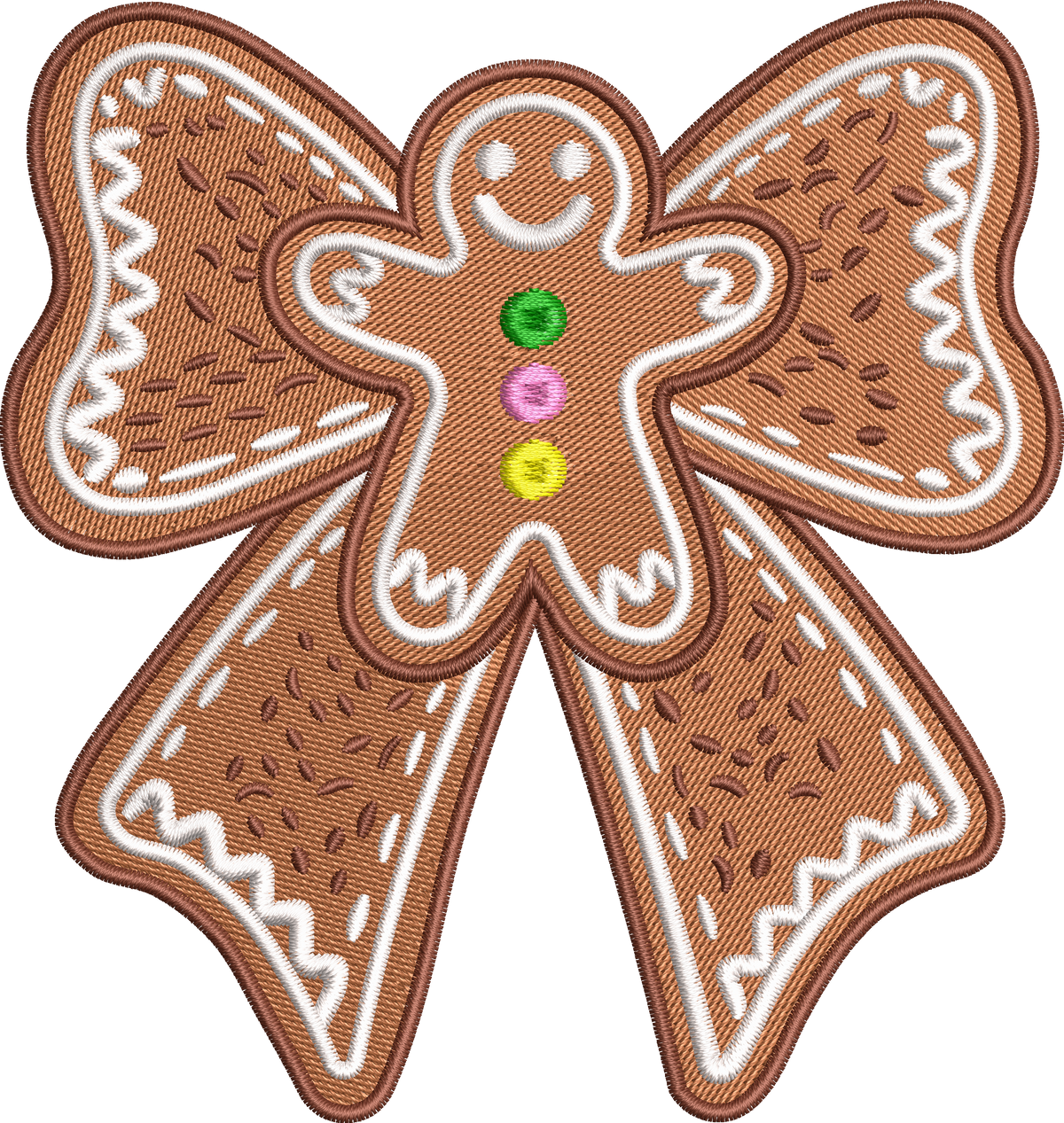14 motifs de broderie machine : Biscuits au gingembre