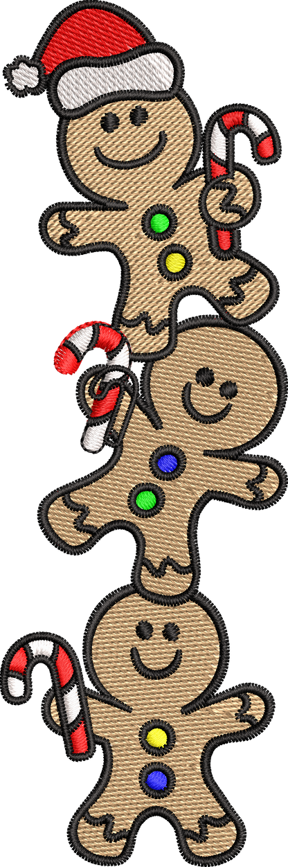 14 motifs de broderie machine : Biscuits au gingembre