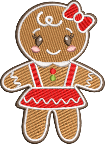 14 motifs de broderie machine : Biscuits au gingembre