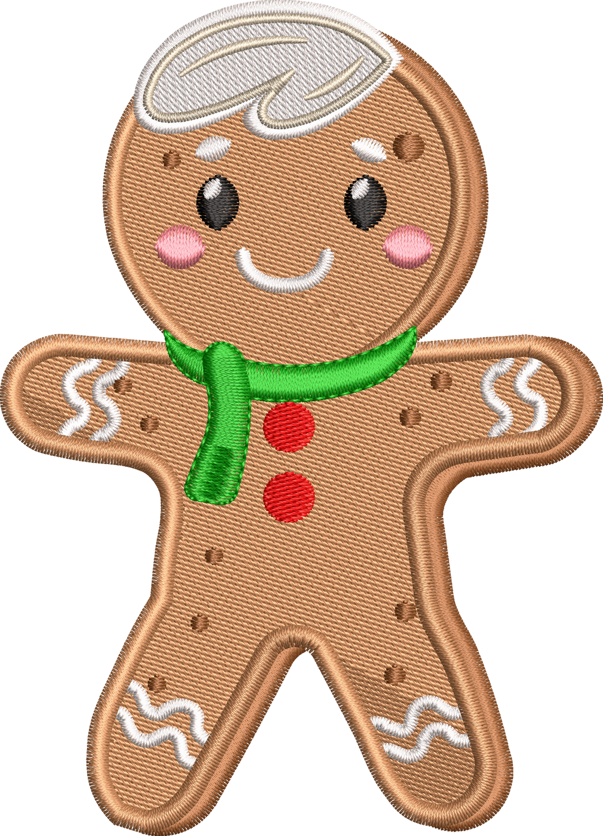 14 motifs de broderie machine : Biscuits au gingembre