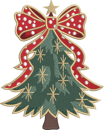 15 motifs de broderie machine : Arbres de Noël