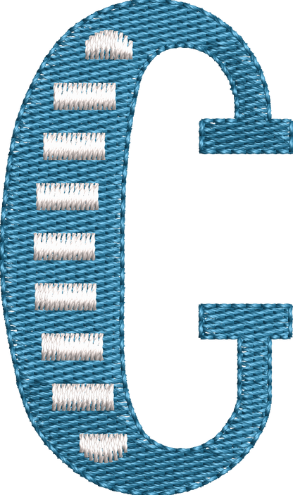 87 Motifs de broderie machine : Alphabet Hiver et symboles