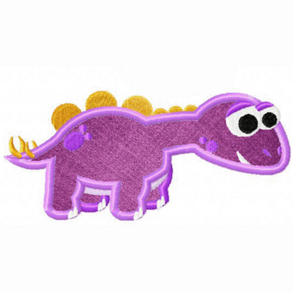 24 motifs de broderie machine : bébé dinosaure et appliqué