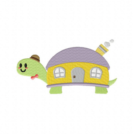 Motif de broderie machine : Papa tortue