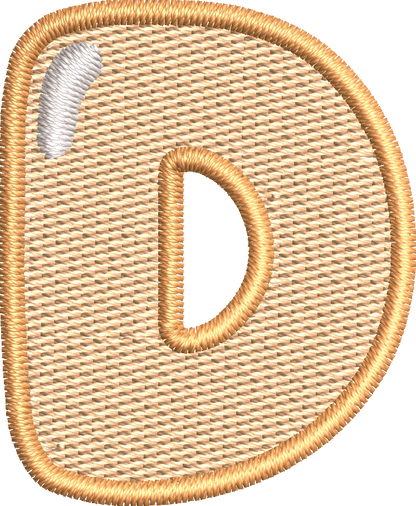 26 Motifs de broderie machine : Alphabet Labubu