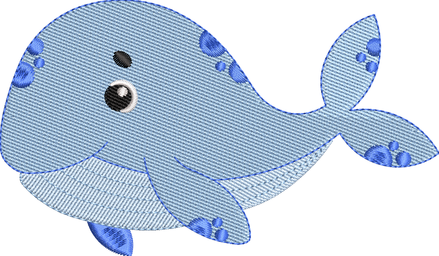 11 Motifs de broderie machine : Animaux Marin
