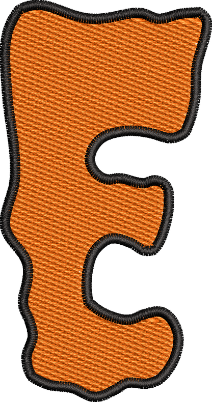 26 Motifs de broderie machine : Alphabet Halloween