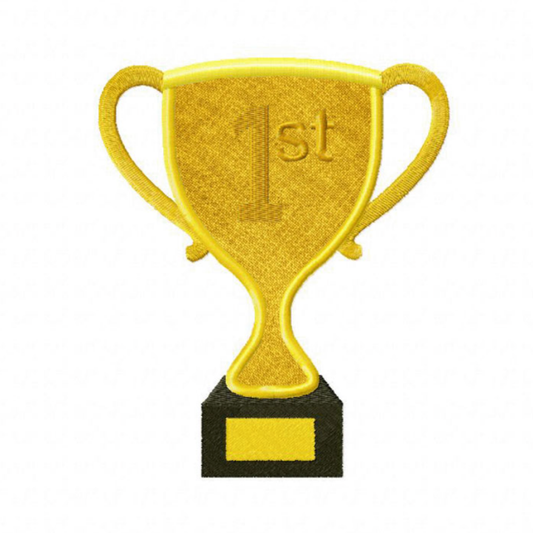 Motif de broderie machine : Trophée