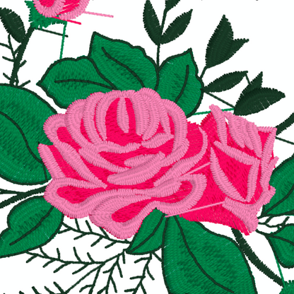 Motif de broderie machine : Fleur de jardin 189