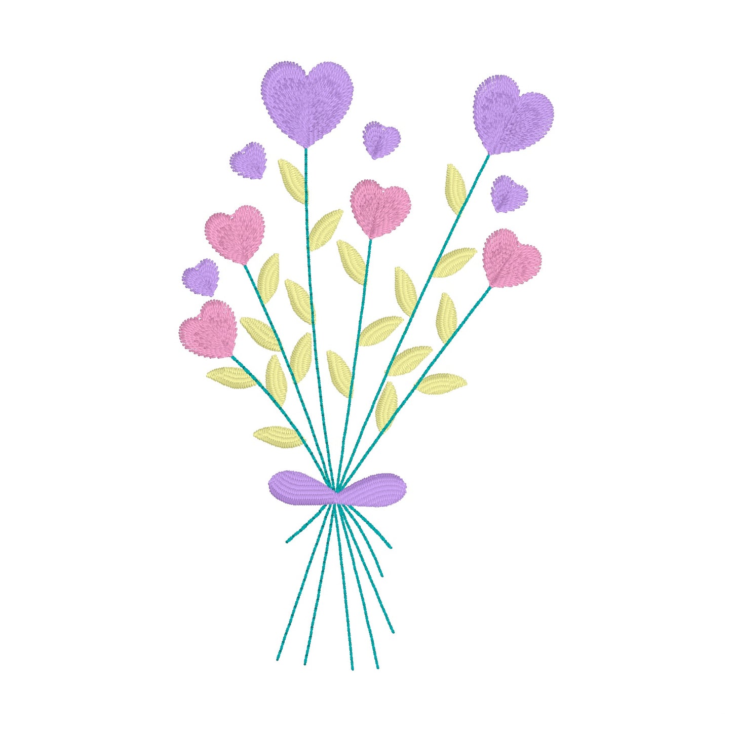 10 motifs de broderie machine : Bouquets Fleurs Sauvages