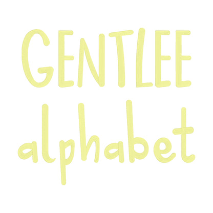 10 Alphabets 3D Puff format BX
