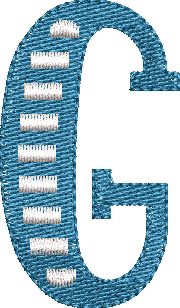 87 Motifs de broderie machine : Alphabet Hiver et symboles
