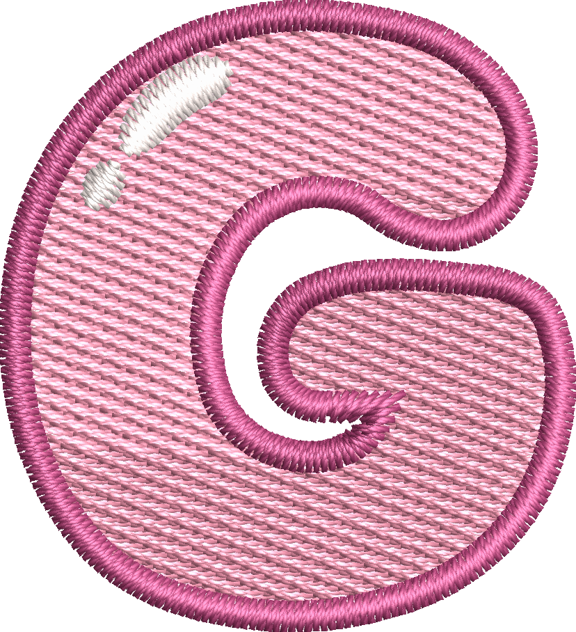 26 Motifs de broderie machine : Alphabet Labubu