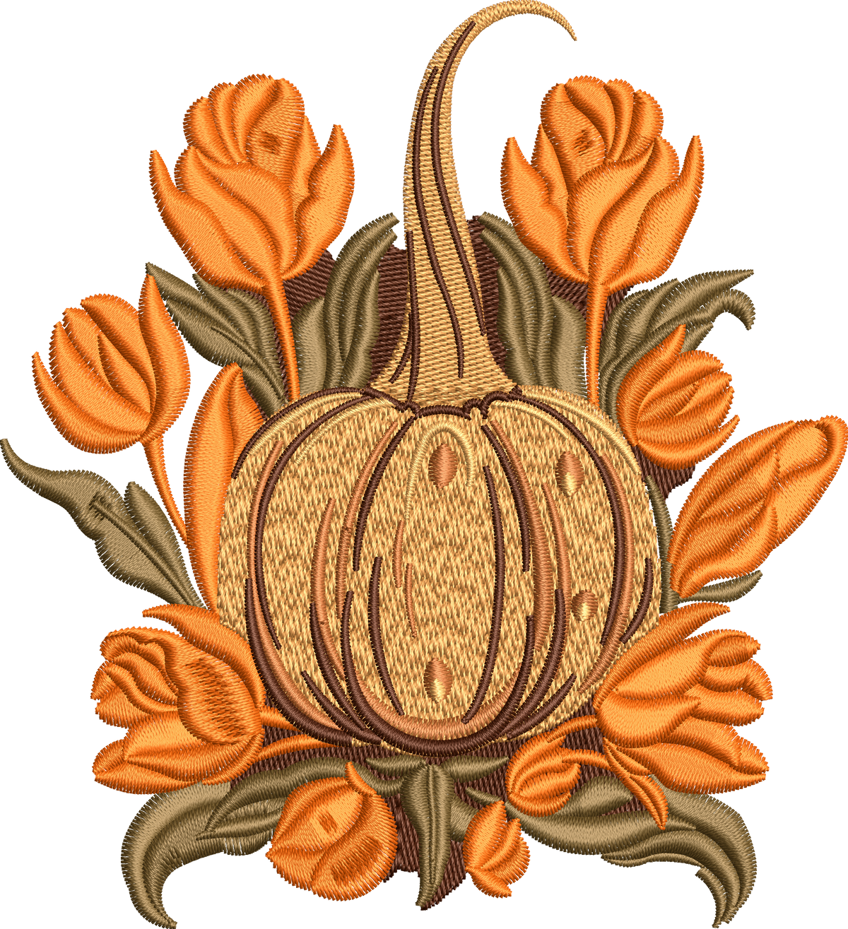 5 Motifs de broderie machine : Halloween Thanksgiving