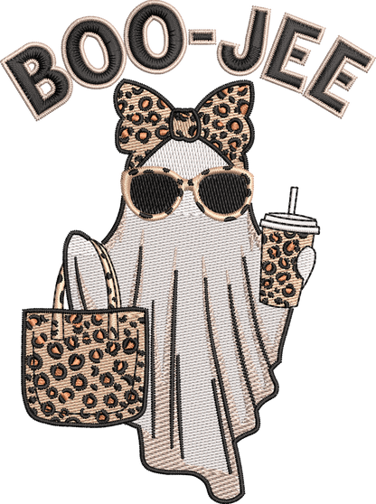 4 Motifs de broderie machine : Fantômes de l'Halloween