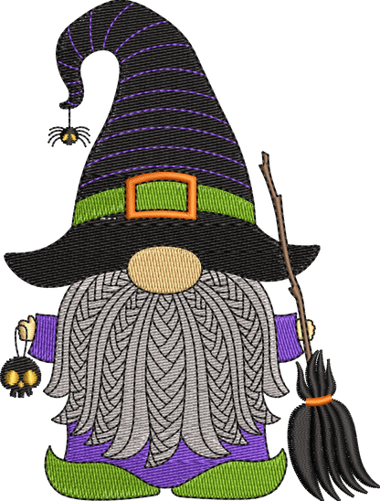 6 motifs de broderie machine : Lutins Halloween