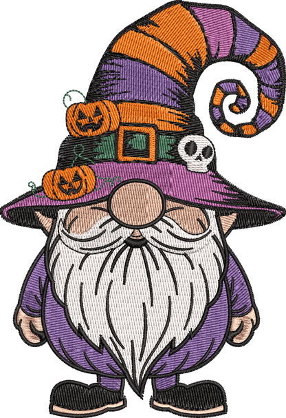 6 motifs de broderie machine : Lutins Halloween