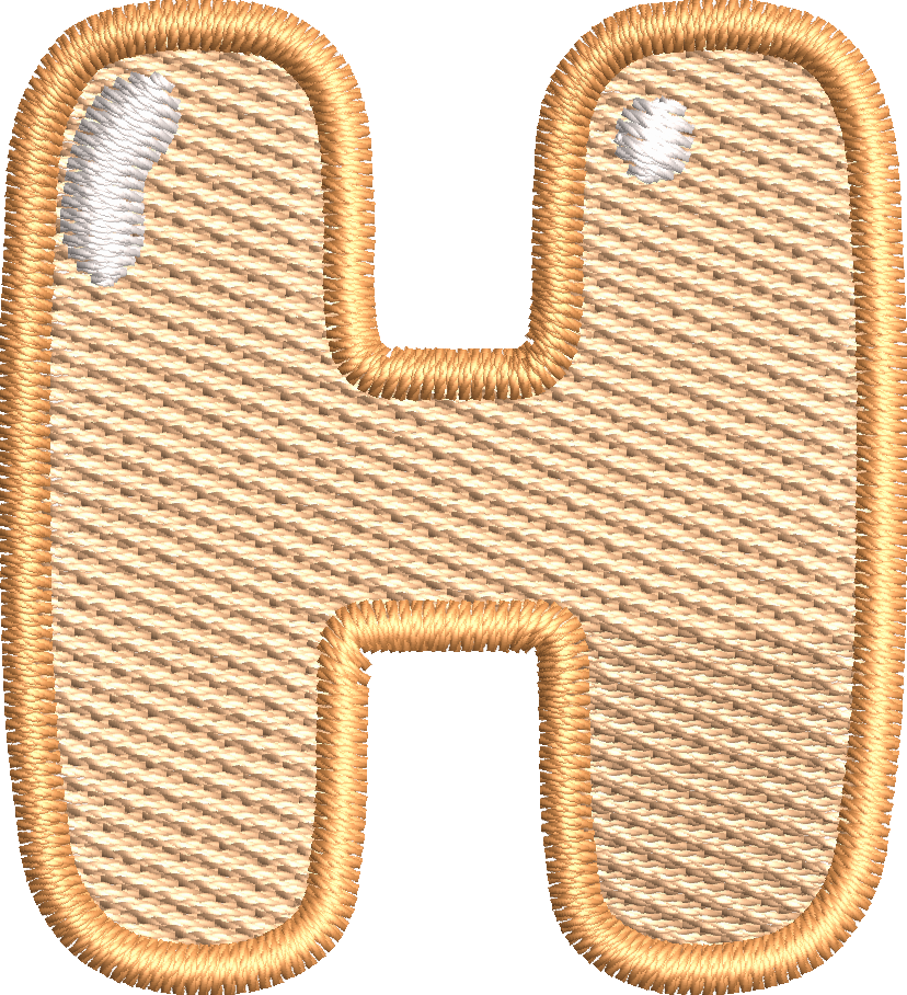 26 Motifs de broderie machine : Alphabet Labubu
