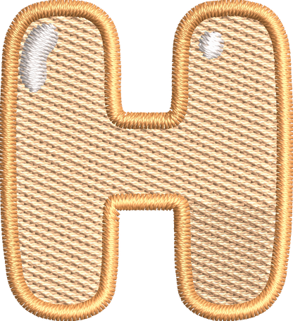 26 Motifs de broderie machine : Alphabet Labubu