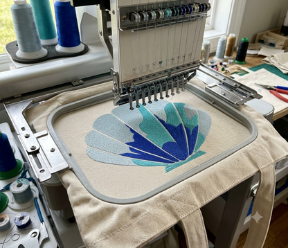 6 motifs de broderie machine : Éléments de la Mer