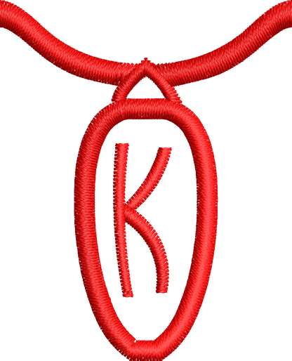 36 Motifs de broderie machine : Alphabet Guirlande 2