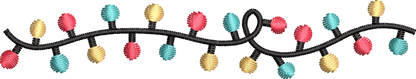 25 motifs de broderie machine : Guirlandes de Noël 2