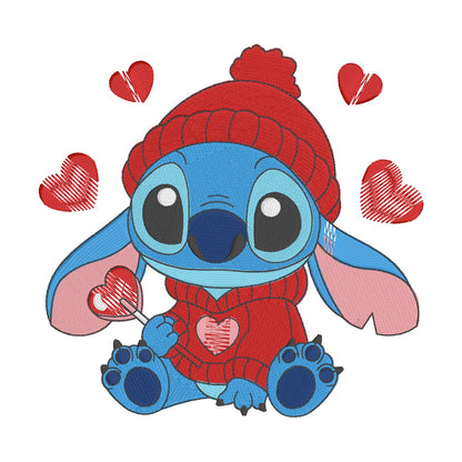 8 Motifs de broderie machine : Lilo Stich 1