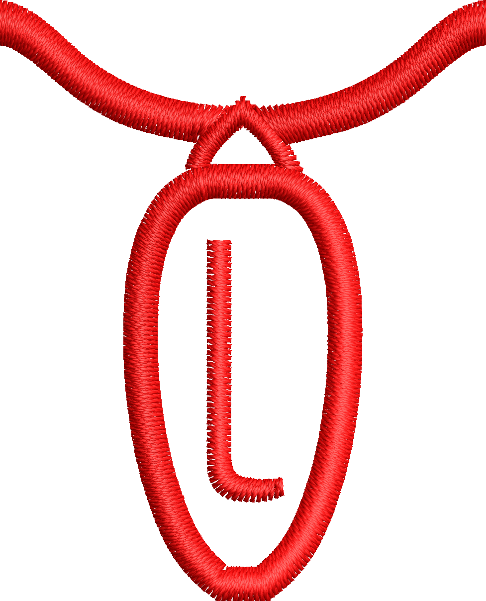 36 Motifs de broderie machine : Alphabet Guirlande 2