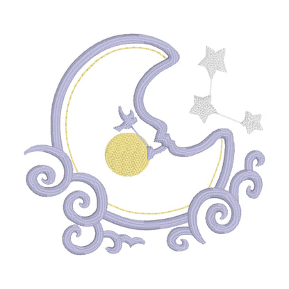 22 Motifs de broderie machine : Éléments de la nuit