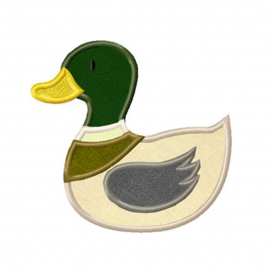 Motif de broderie machine : Canard Mallard